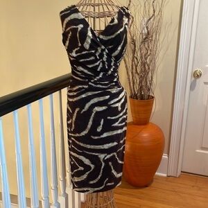 Ralph Lauren brown and tan dress